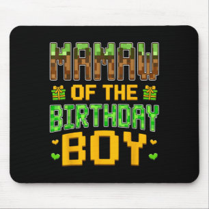 Mousepad Mamaw Do Birthday Boy Video Gamer Par De Aniversár