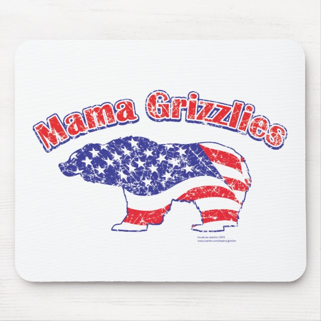 Mousepad Mamma-Grizzly-Distante (Frente)