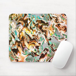 Mousepad Manchas com gradiente ou fumado, cor de laranja a