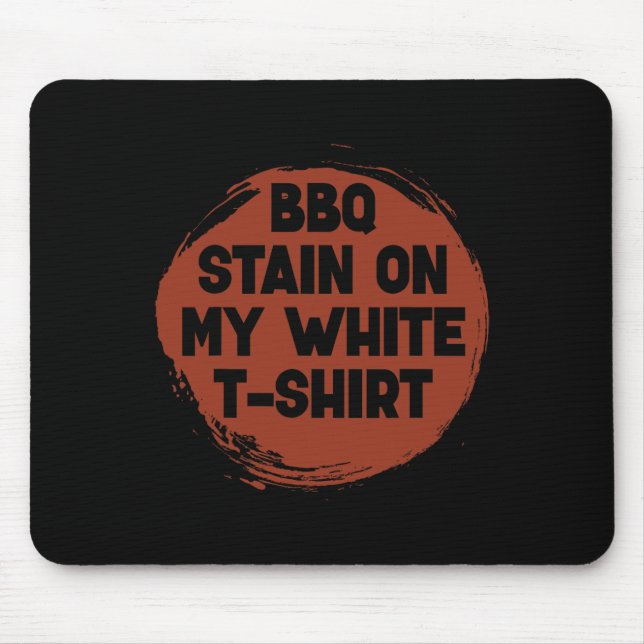 Mousepad Manchas De churrasco Em Meus Cookouts De Piada De  (Frente)