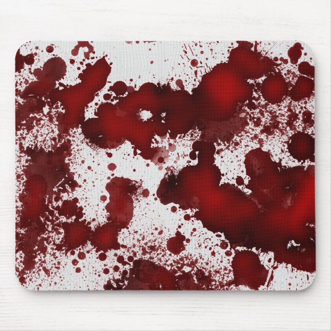 Mousepad Manchas de sangue caídas (Frente)