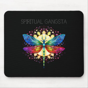 Mousepad Mandal de Ioga de Meditação de Libélula de Gangsta