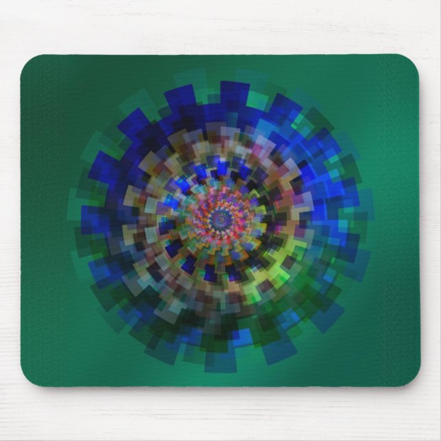 Mousepad Mandala azul (Frente)