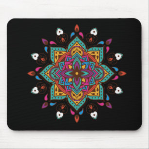 Mousepad "Mandala" colorido