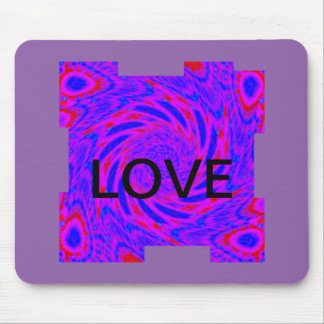 Mousepad Mandala-colorido-azul-azul-LOVE-caleidoscópio RMDE