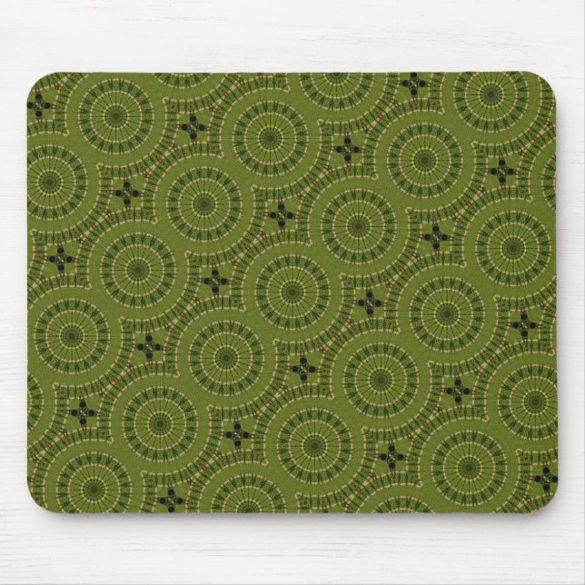 Mousepad Mandala da Roda Verde / Grünes Rad Mandala (Frente)