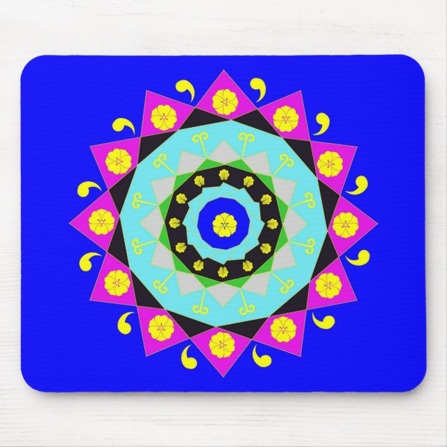 Mousepad Mandala:Decorativo (Frente)