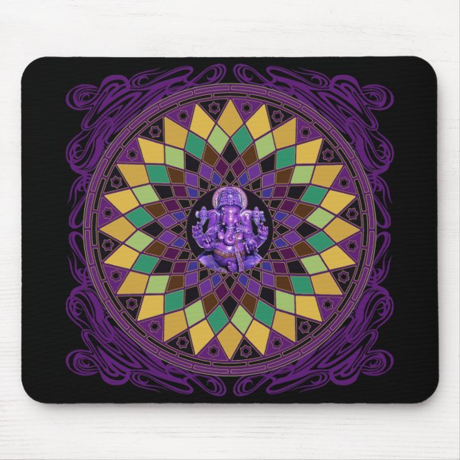 Mousepad Mandala do OM Ganesh (Frente)