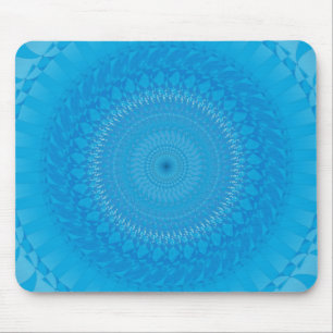 Mousepad Mandala do Sol Azul claro