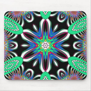 Mousepad Mandala Flor Elétrica