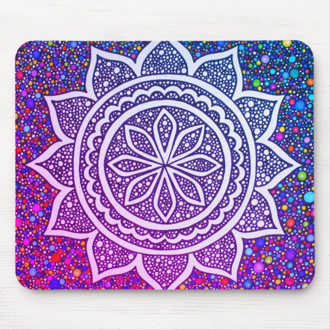 Mousepad Mandala Mosaico 2025 (Frente)