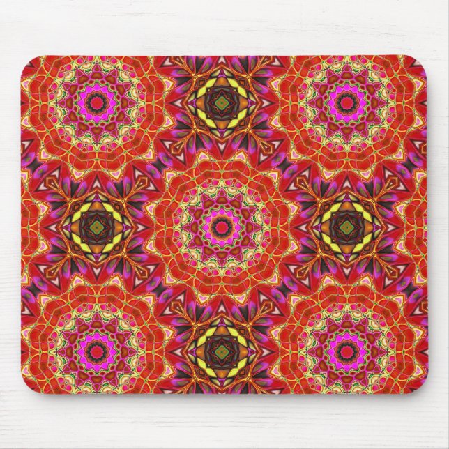 Mousepad MANDALA Vermelho  (Frente)