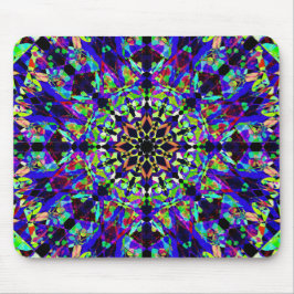 Mousepad Mandala vibrante do mosaico