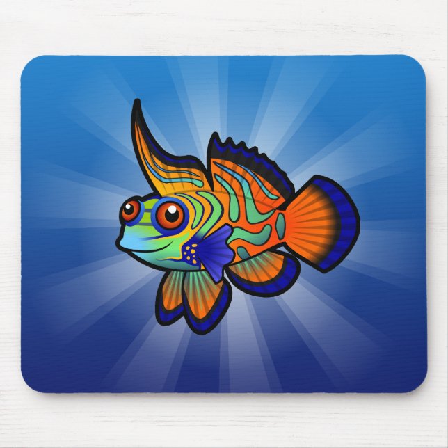 Mousepad Mandarin Cartoon / Peixe-Dragão (Frente)
