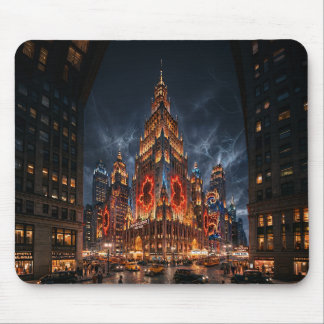Mousepad Mandelbrot Arcade em Praça da Cidade Fractal
