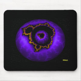 Mousepad Mandelbrot Eleitrificado Roxo Em Mandelbrot