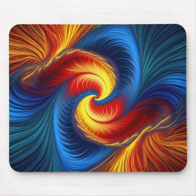 Mousepad Mandelbrot Fractal Pena E Garra (Frente)
