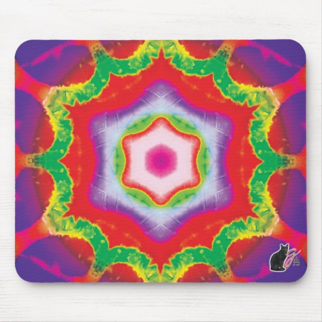 Mousepad Mandril Kaleidoscope (Frente)