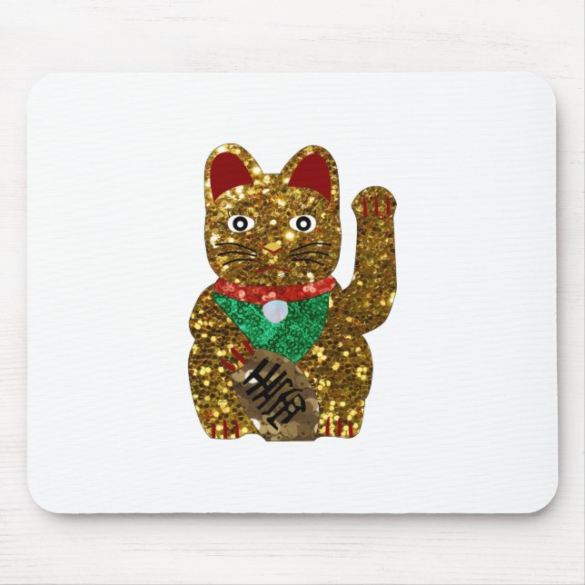 Mousepad maneki neko cat (Frente)