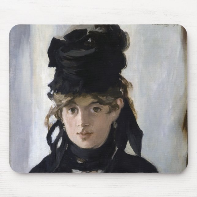 Mousepad Manet - Berthe Morisot com um buquê de violetas (Frente)