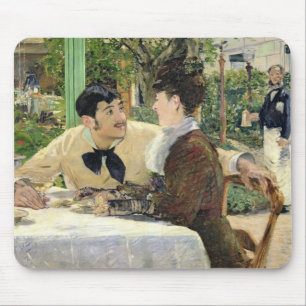 Mousepad Manet o jardim de Pere Lathuille, 1879