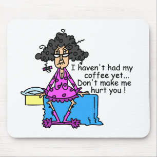 Mousepad Manhã Antes do Café Humor