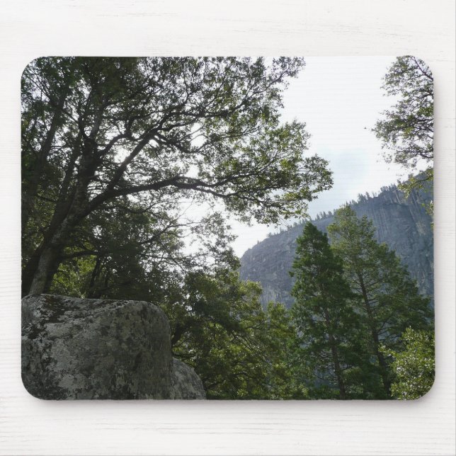 Mousepad Manhã na trilha para as quedas vernais em Yosemite (Frente)