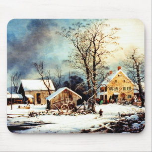 Mousepad Manhã nevado fria