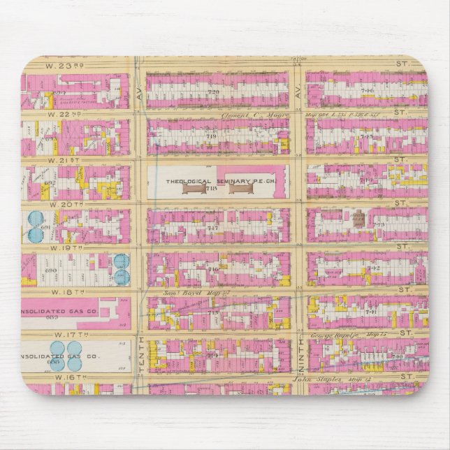 Mousepad Manhatten, Nova Iorque 19 (Frente)
