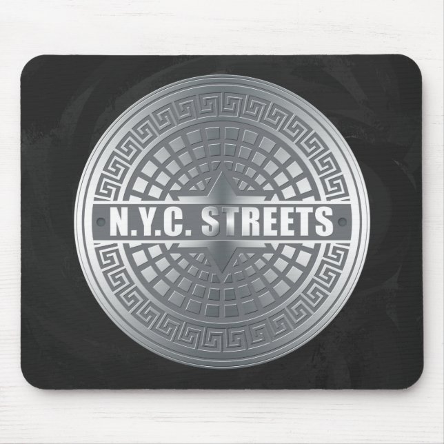 Mousepad Manhole NYC (Frente)