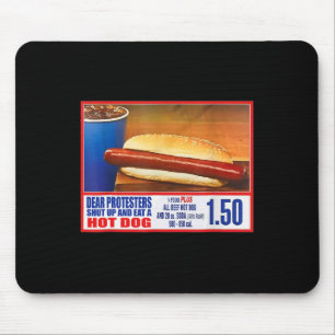 Mousepad Manifestantes Calem A Boca E Comam Um Cachorro Que