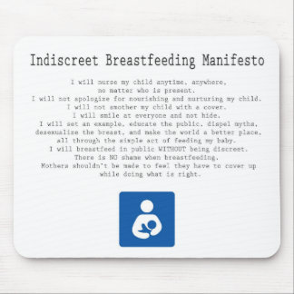 Mousepad Manifesto amamentando Indiscreet