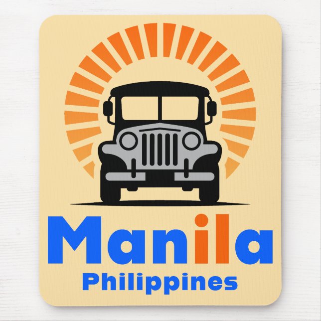 Mousepad Manila Filipinas Sudeste Asiático (Frente)