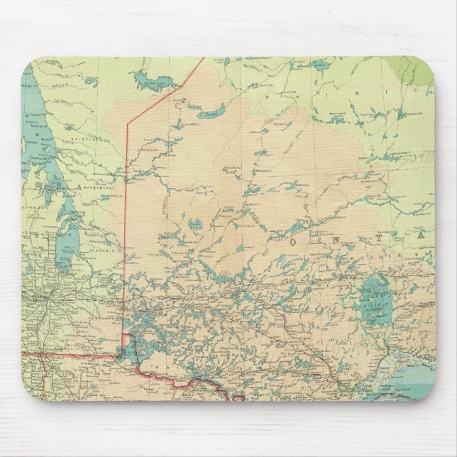 Mousepad Manitoba e Noroeste Ontário (Frente)