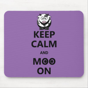 Mousepad Mantenha a calma e a mãe ligadas - Engraçado