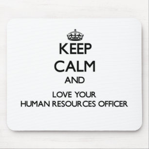 Mousepad Mantenha a calma e ame seu oficial dos recursos