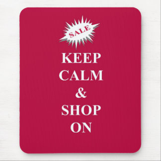 Mousepad mantenha a calma e compre