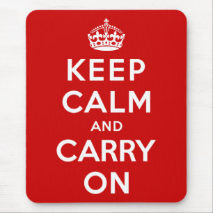 Mousepad Mantenha a calma e continue