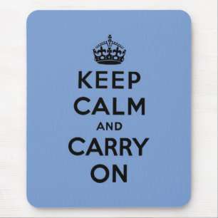 Mousepad mantenha a calma e continue o original