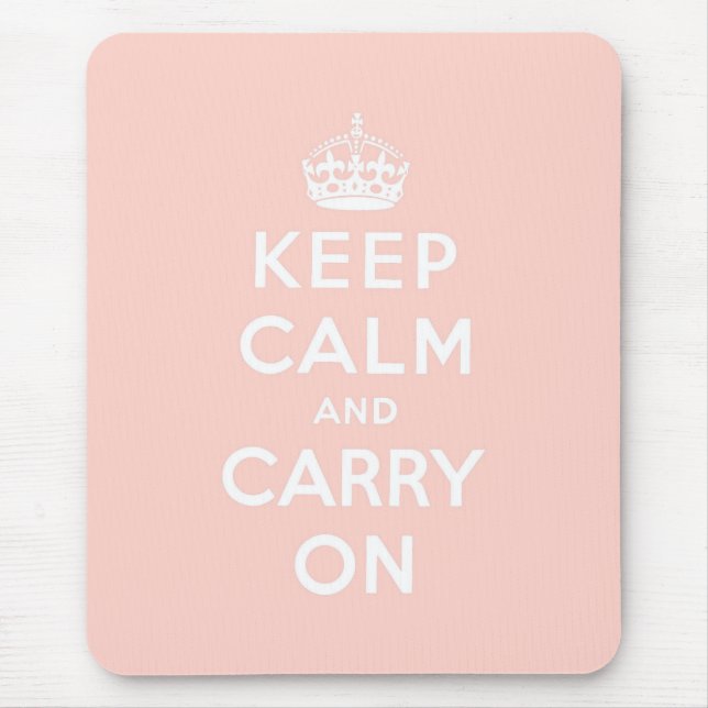 Mousepad mantenha a calma e continue o original (Frente)