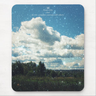 Mousepad Mantenha a Calma e não se Compare com os Outros