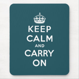 Mousepad mantenha a calma e o carregar no Original