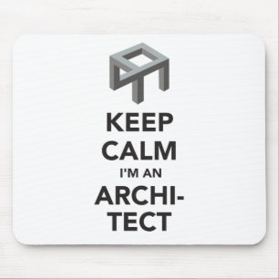 Mousepad Mantenha a calma que eu sou um arquiteto
