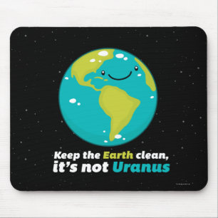 Mousepad Mantenha a terra limpa