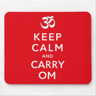Mousepad Mantenha calmo e o carregar OM para manter a calma