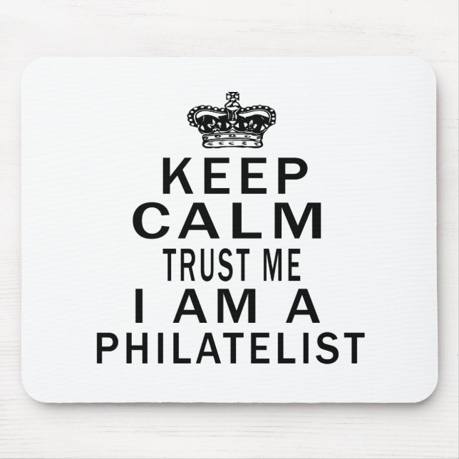 Mousepad Mantenha calmo para confiar-me que eu sou um (Frente)