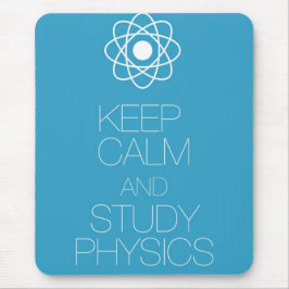 Mousepad Mantenha física calma e do estudo