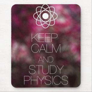 Mousepad Mantenha física calma e do estudo