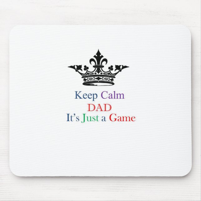 Mousepad Mantenha o pai calmo (Frente)