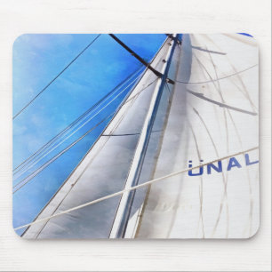Mousepad Mantenha O Vento Em Suas Velas Arte Acrírica
